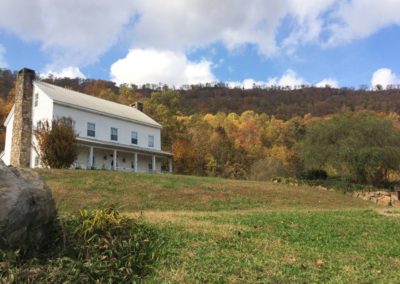 Front of House & Mountains