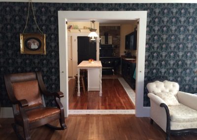 Living Room into Kitchen